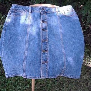 Daisey fuentes denim skirt sz 10